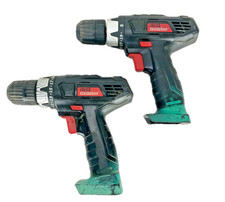 Drill Master 69652 18V 3/8in Cordless Drill Driver Bare Tool No Battery 2-Pack