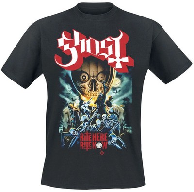 Ghost T-Shirt Herren Rite Here Poster Tee schwarz
