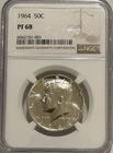 1964 Proof Kennedy Silver Half Dollar NGC PF68