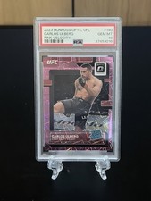 Carlos Ulberg 2023 Donruss Optic UFC Rated Rookie Pink Velocity /79 PSA 10 CHAMP