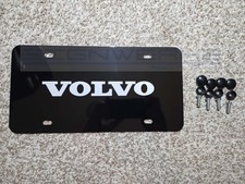 Volvo Silver Laser Engraved Aluminum Vanity Plate Volvo Silver Laser Engraved Aluminum Vanity Plate