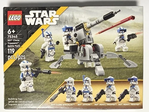LEGO Star Wars 75345 501st Clone Trooper Battle Pack 119 Piece Set New Sealed