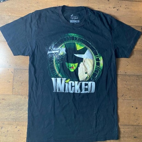 Wicked musical black t-shirt Size S