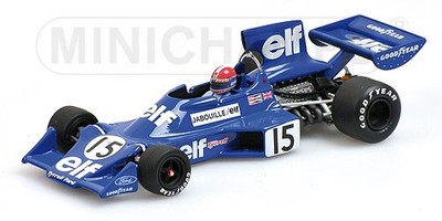 Minichamps 400750015 1/43 TYRRELL 007 #15 F1 SEASON 1975 J.P. JABOUILLE