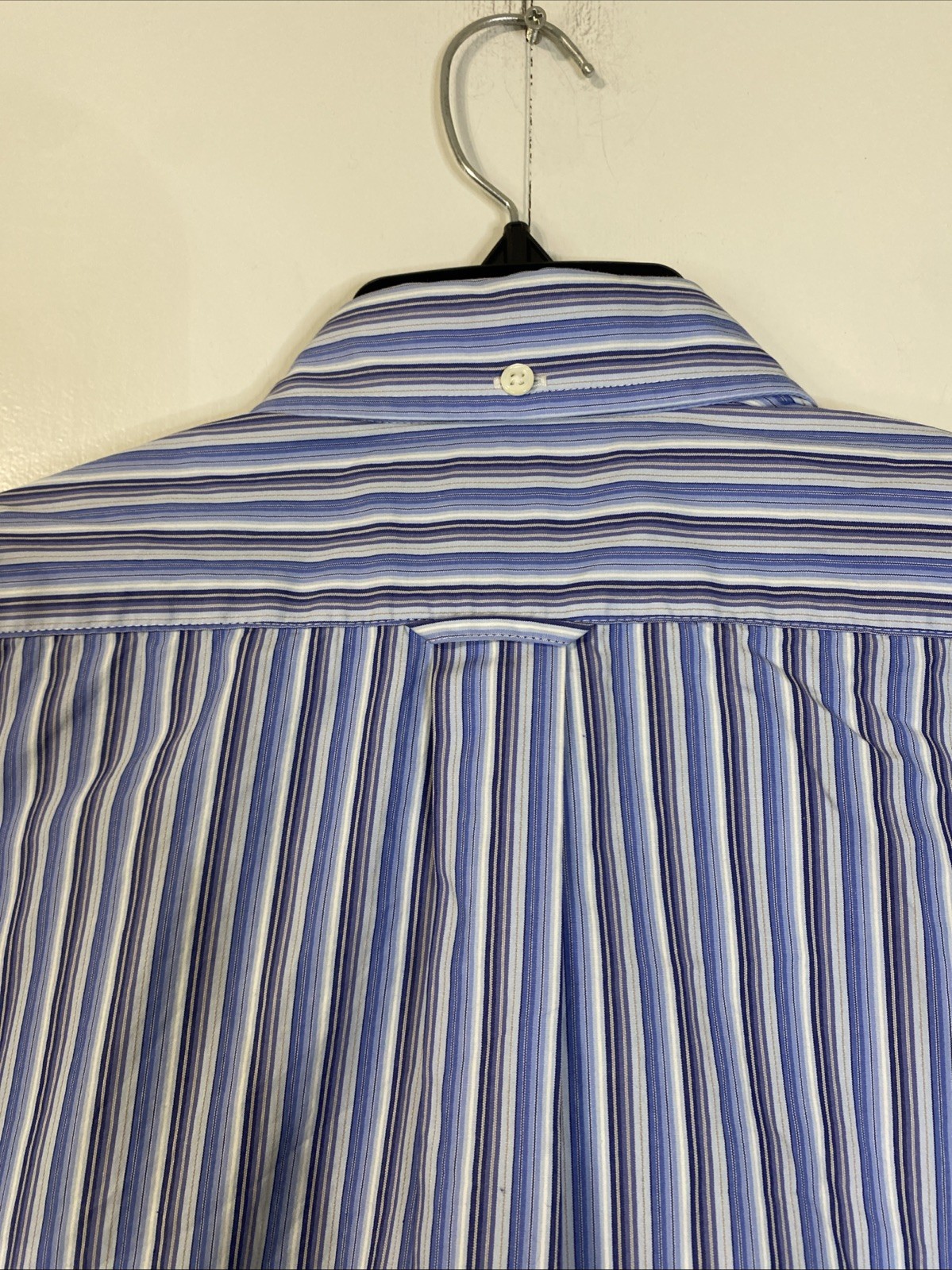 Facconable Button Down Shirt Long Sleeve Blue Men… - image 9