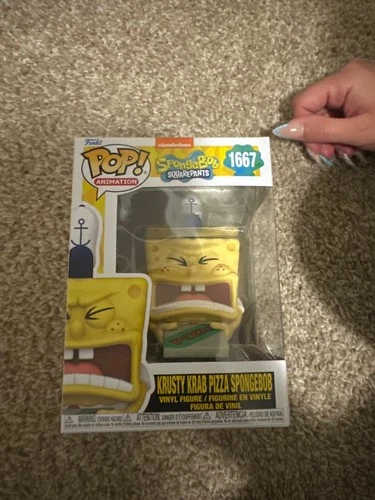 Funko Pop! Krusty Krab Pizza Spongebob #1667, Spongebob Squarepants, Animation