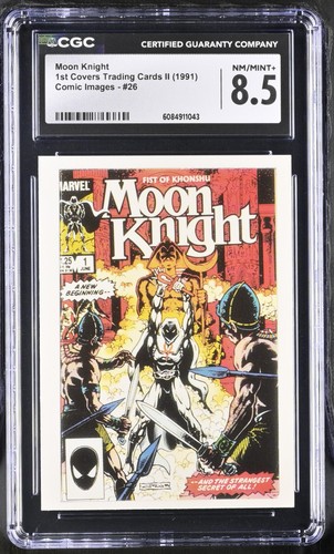 1991 Moon Knight 1st Covers Marvel Comics Presents Card #26 CGC 8.5 NM/MINT+