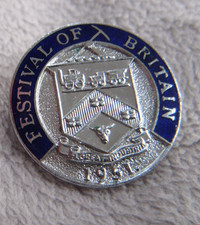 Festival Of Britain 1951 Enamel Pin Badge