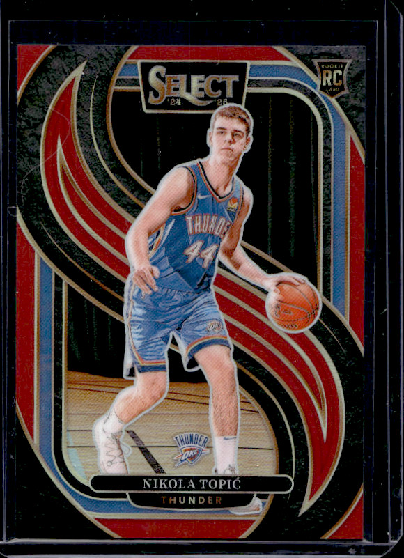 2024-25 Panini Select - Premier Level Nikola Topic #171 Red Prizm /199 (RC)