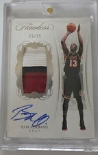Bam Adebayo 2017 Panini Flawless Vertical Patch Auto /25 VP-BA RC RPA
