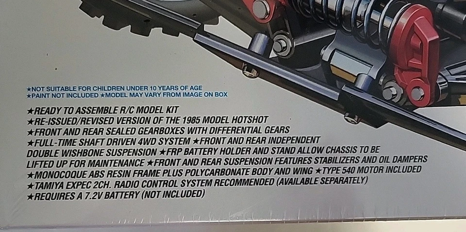 Kit de buggy todoterreno Tamiya Hotshot escala 1/10 4x4 58391-60A, NUEVO Foto 4 de 4
