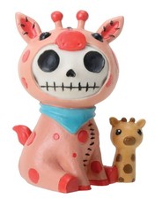 SUMMIT COLLECTION Furrybones Giraffe Kirin Signature Skeleton in Pink Giraffe
