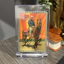 1993 Triad Whataburger Nolan Ryan’s Recollections on horse - Autograph on card