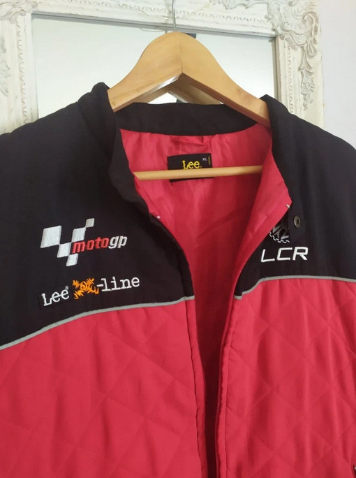 Lee X-Line MotoGP LCR Racing Vest XL Red Black Lucio Cecchinello Puffer Gilet
