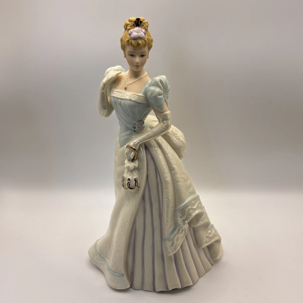 ビクトリアンスタイル 陶器製 女性像 Victorian Porcelain Figurine In Collectible People Figurines for