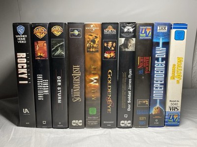 Action VHS Paket   Chuck Norris, Independence Das (Holo Cover),GoldenEye, Rocky 