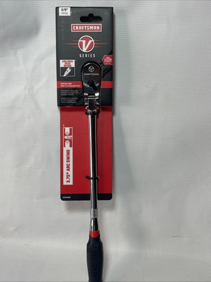 #ad Craftsman V Series 3 8quot; Drive Comfort Grip Long Flex Head Ratchet CMMT86326V $45.95