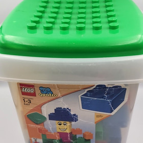 LEGO Quatro 5357 Bucket Building Bricks Set Incomplete 59 of 75 pcs