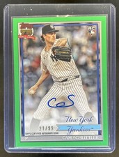 2026 Topps Cam Schlittler 1991 Auto Autograph RC Green Rookie #/99 Yankees