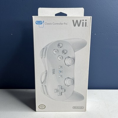 Official Nintendo Wii Classic Controller Pro - White - Factory Sealed New