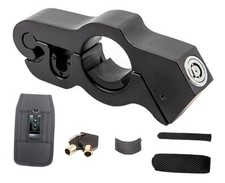 Motorcycle Lock Anti Theft, Heavy Duty Motorcycle Brake Throttle Grip Black