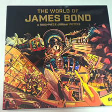 Laurence King James Bond 007 Illustrated Jigsaw Puzzle 1000 Pieces Cardboard