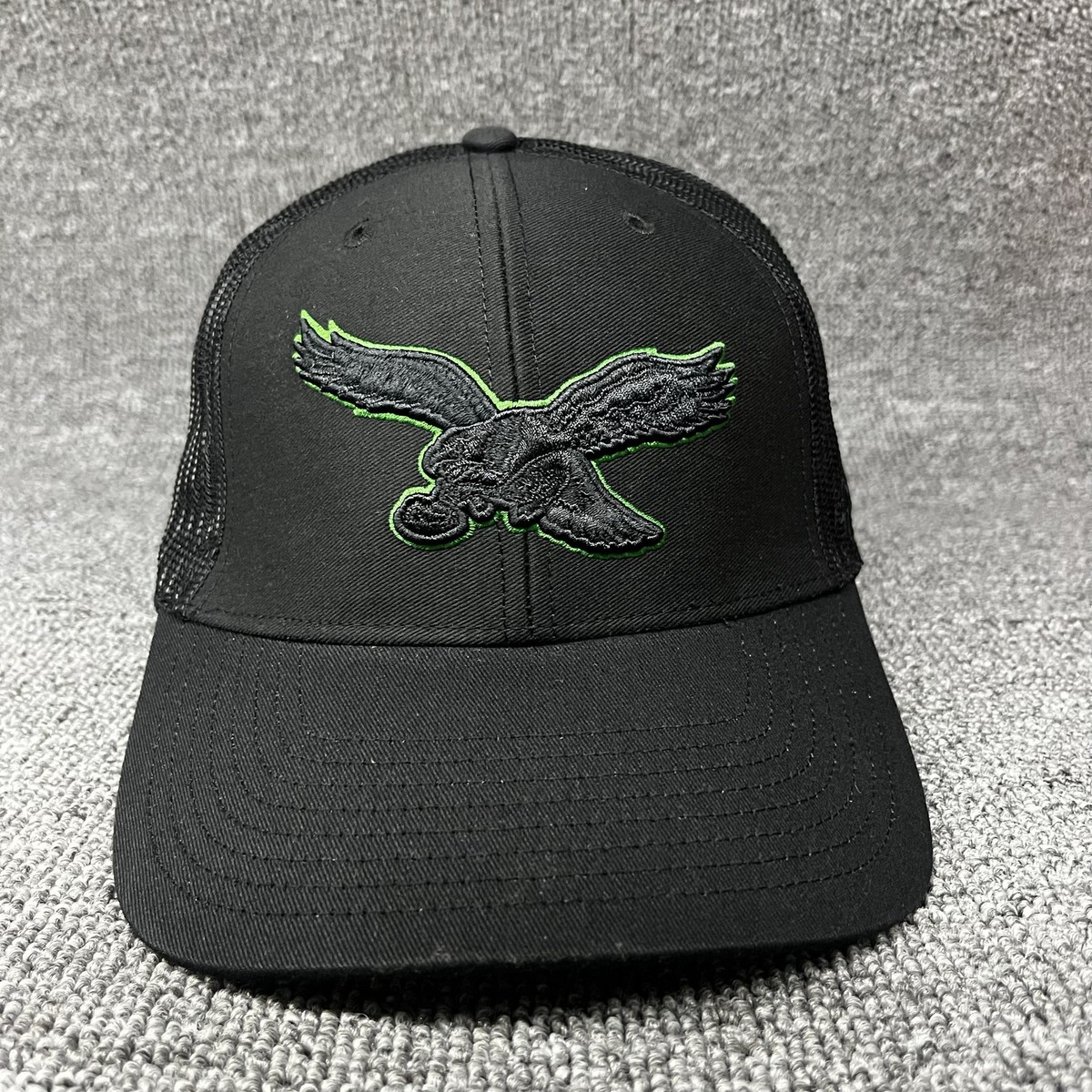 Philadelphia Eagles '47 Brand Trucker Hat Black Mesh Snapback Cap NWOT