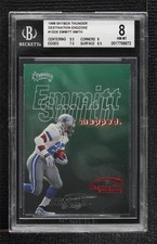 1998 Skybox Thunder Destination Endzone Emmitt Smith #13DE BGS 8 HOF 0q3