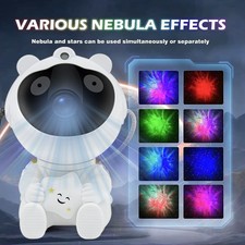 2PACK Astronaut Star Projector Galaxy Night Light 360 Adjustable Christmas Gift