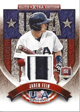 2015 Elite Extra Edition USA Baseball 15U Jerseys Prime #12 Jaden Fein Jersey/48