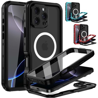 Waterproof Case for iPhone 16 Pro Max 16 Plus MagSafe Shockproof Full Body Cover