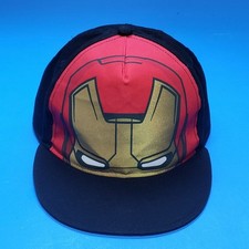 Iron Man 3 Marvel Youth Size Adjustable Snap back Hat Baseball Cap Black