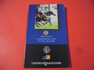 1999 CAULFIELD CUP VATC RACE BOOK OCT 16