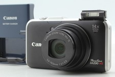 [Ecc+5] Canon PowerShot SX230 HS 12,1 MP 14x GPS fotocamera digitale nera dal GIAPPONE