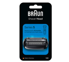 Braun Series 5 Electric Shaver Replacement Head, 54B, Black, 1 ct