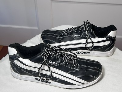 Dexter Slide Rite Jack Men s Size US 10M  Bowling Shoes Black/White B2251-1