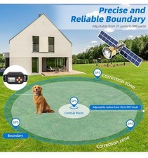 F820 GPS Wireless Dog Fence Pet Electric System IPX6 Waterproof AI Science Tech