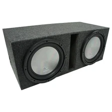 Universal Car Stereo Vented Port Dual 10" Harmony A102 Sub Box Enclosure