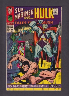 Tales to Astonish #90 Marvel Comics 1967 1st appearance of Abomination & Byrrah