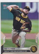2022 TOPPS NOW #127 MIKE CLEVINGER- SAN DIEGO PADRES