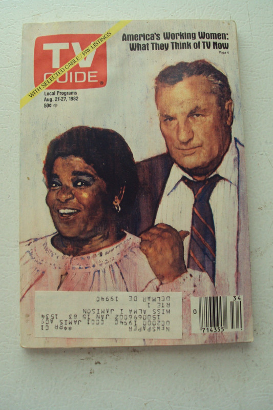 TV Guide, 1982, Nell Carter, Gimme a Break, label on front
