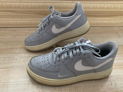 Nike Air Force 1 Low Top Sneakers 820266-018 Men s Shoes Grey Size 10