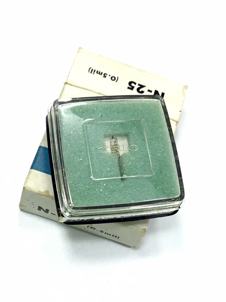 Tocadiscos TRIO N-25 Cartucho Stylus Aguja 0.5mil KENWOOD NUEVO SELLADO Foto 3 de 4