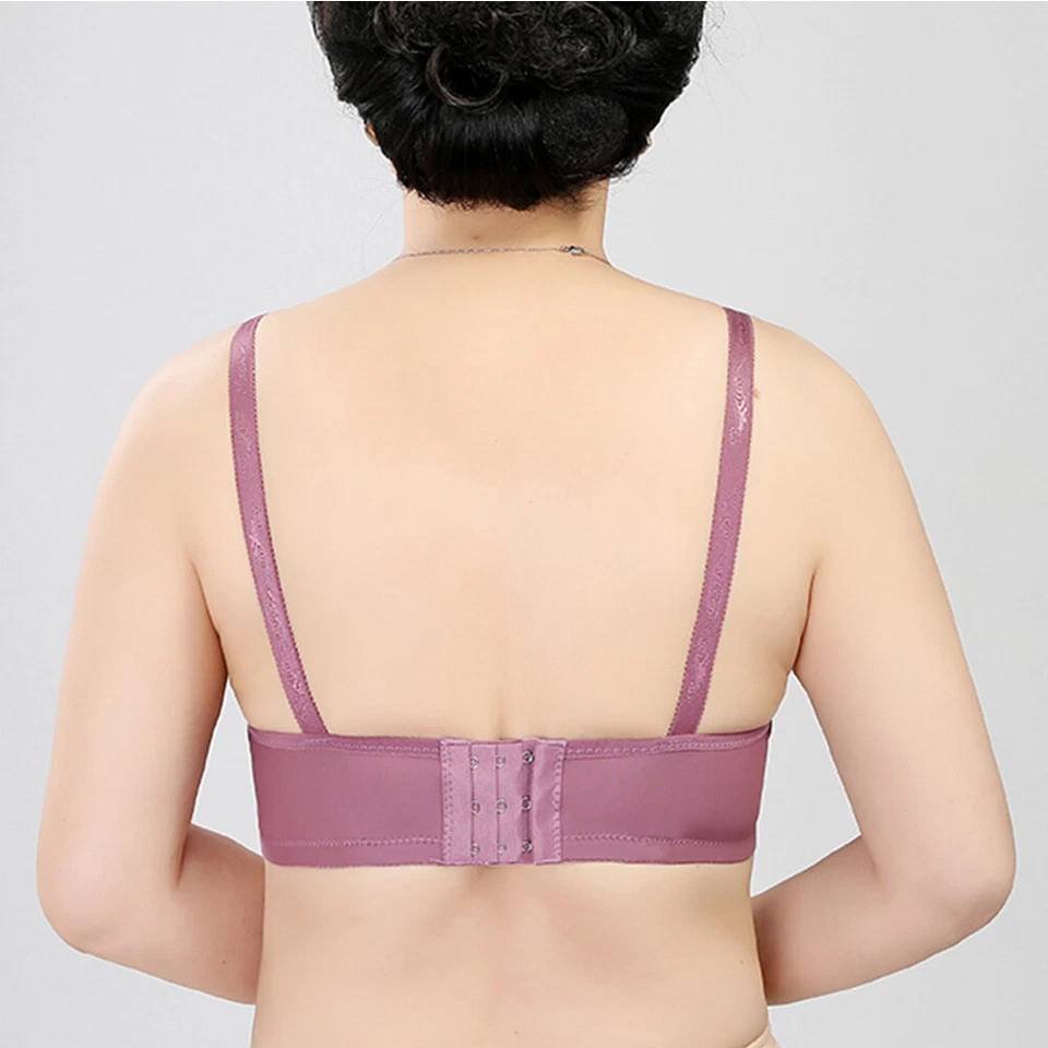 Sujetadores suaves de pecho plano para damas lencería sexy sujetador inalámbrico ropa interior AA ABC Foto 3 de 4