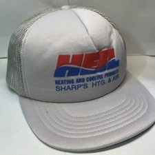 HEIL Heating & Cooling Sharp’s HVAC Grey Mesh Snapback Trucker Hat YoungAn