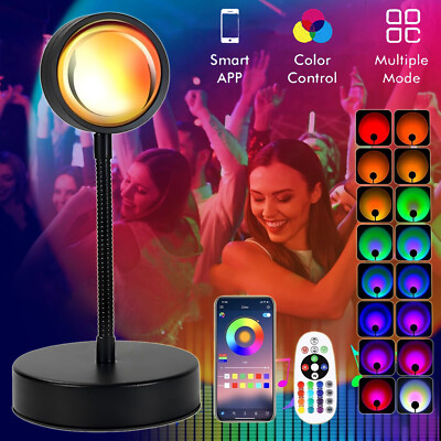 Sunset Lamp Regenbogenlicht Sonnenuntergang Lampe Gaming Neon Projektor Lichter