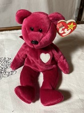 Vintage Ty Valentina Red Bear Beanie Baby This one is retired mint con.