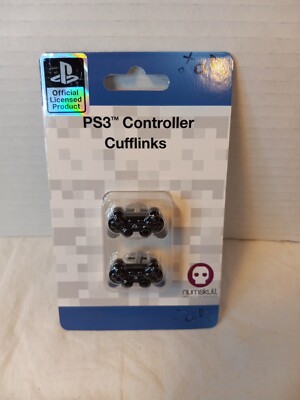 PlayStation PS3 Controller Cufflinks Black by Numskull New
