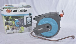 Gardena Wand Schlauchbox 15m Gartenschlauch Schlauchtrommel 8022-20