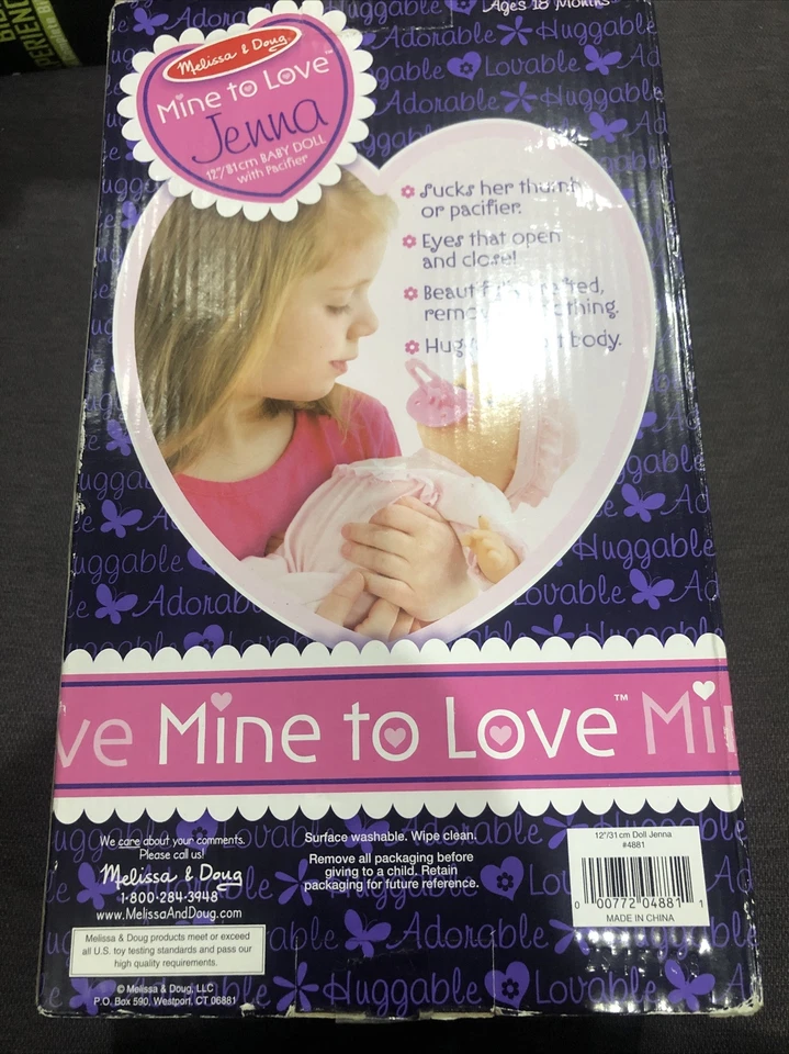Muñeca realista Jenna Melissa & Doug Baby de 12 pulgadas Foto 3 de 4